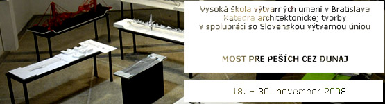 Výstava Most pre peších cez Dunaj
