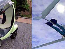 THREE-WHEELER MOLECUL a MICROJET GLIDER, Štefan Klein