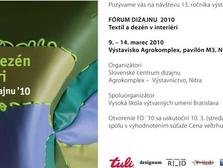 Fórum dizajnu 2010 pozvánka