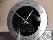 acryl inox wall clock