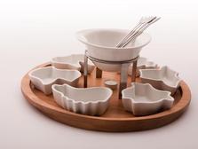 ANIMALS fondue set