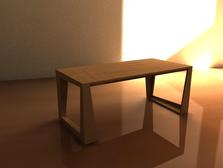 Geometry Wood Table