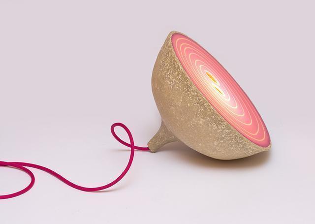Intimity (recycled paper lamp)