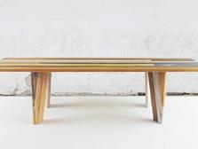 Jedálenský stôl TAFEL z recyklovaného dreva