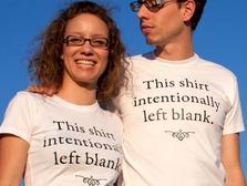 This shirt intentionally left blank | Cocopinda t-shirt