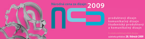 Národná cena za dizajn 2009 - uzávierka zaslania dokumentácie