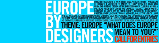 Europe by Designers - uzávierka zaslania projektov