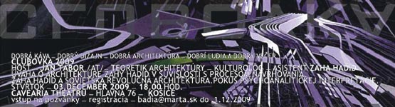 CLUBOVKA - Jan Tábor - Košice