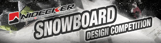 Nidecker Snowboard Design Competition - uzávierka
