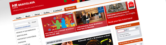 Najlepší grafický návrh web stránky hlavného mesta - uzávierka